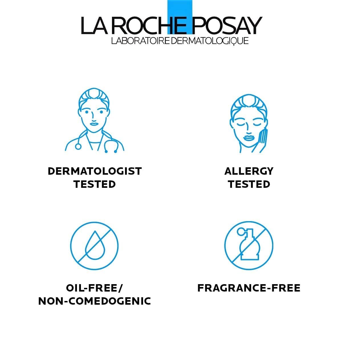 La Roche-Posay Effaclar Gel Cleanser – Oil-Free Face Wash with 2% Salicylic Acid