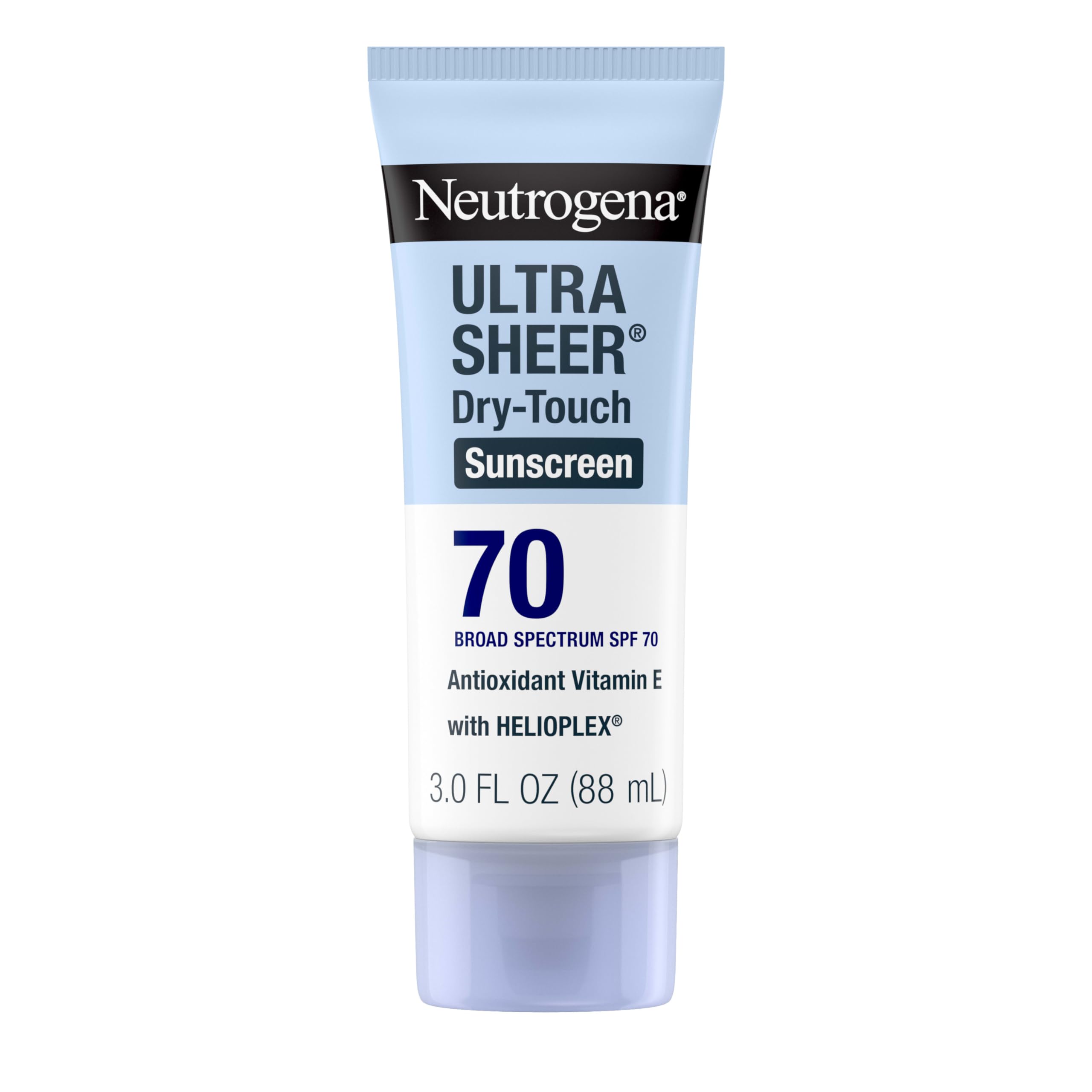 Neutrogena Ultra Sheer Sunscreen SPF 70 – 3oz – Dry-Touch, Non-Greasy