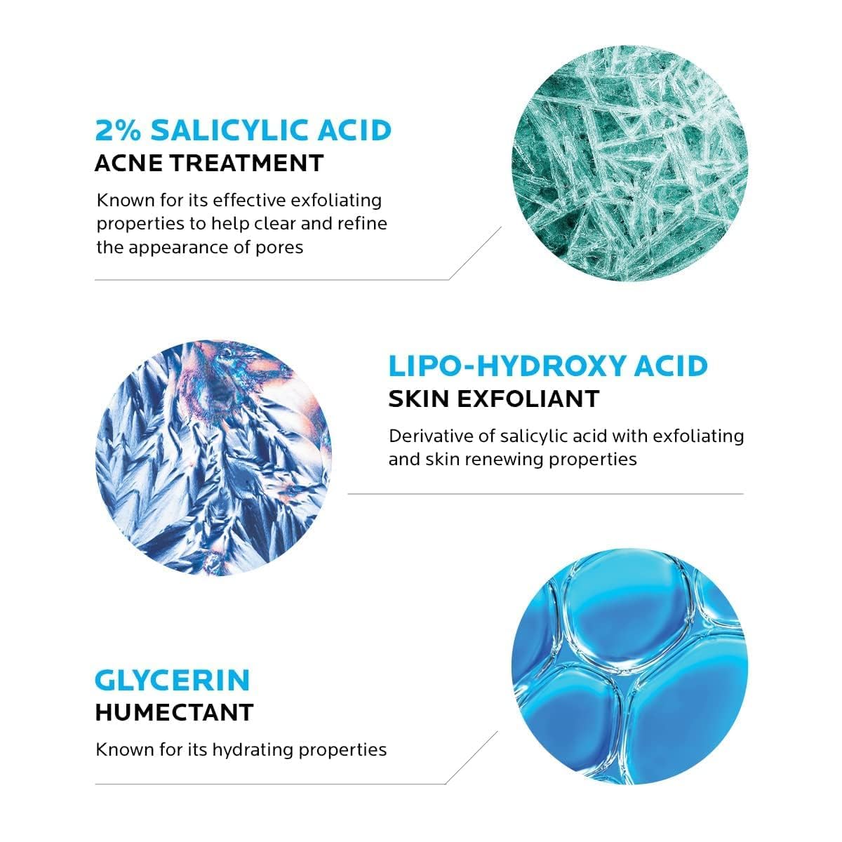 La Roche-Posay Effaclar Gel Cleanser – Oil-Free Face Wash with 2% Salicylic Acid