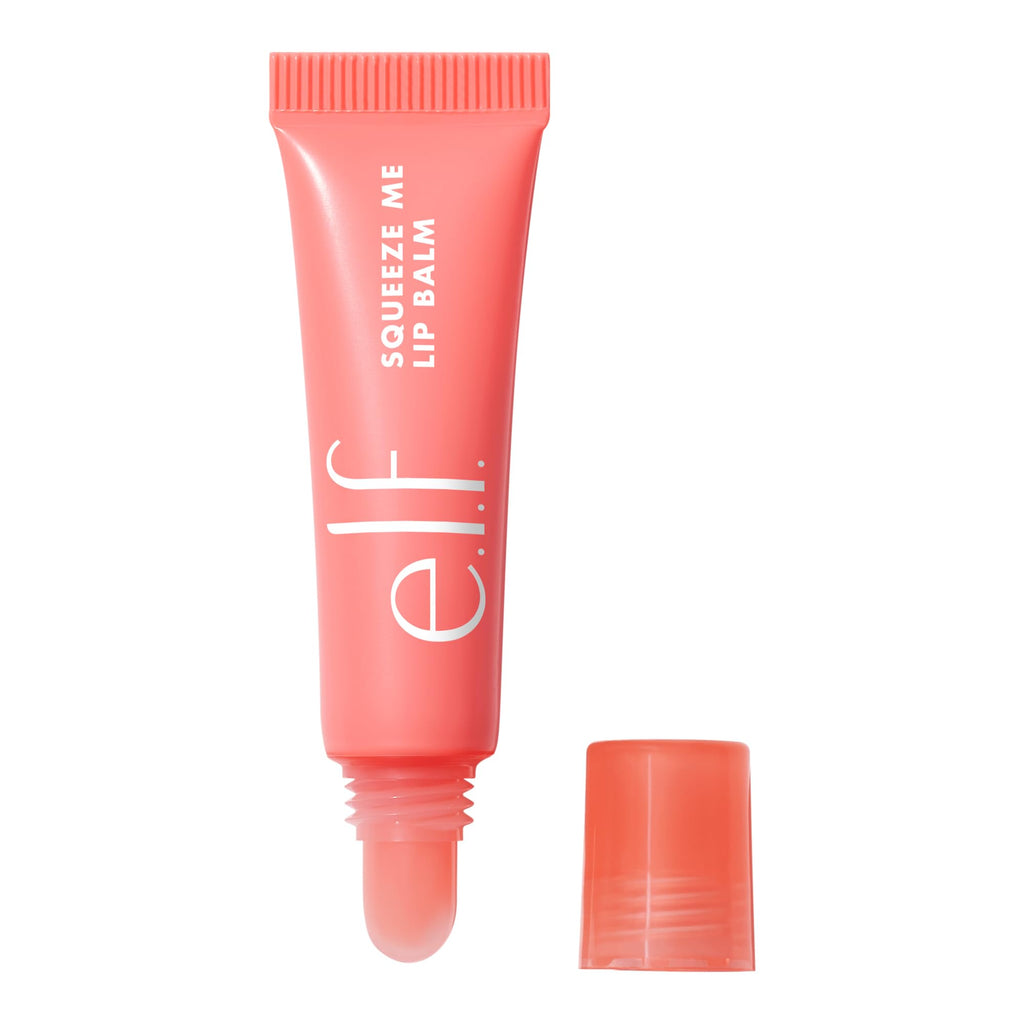 e.l.f. Squeeze Me Lip Balm – Strawberry – Tinted, Hydrating, Vegan