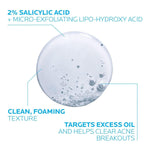 La Roche-Posay Effaclar Gel Cleanser – Oil-Free Face Wash with 2% Salicylic Acid