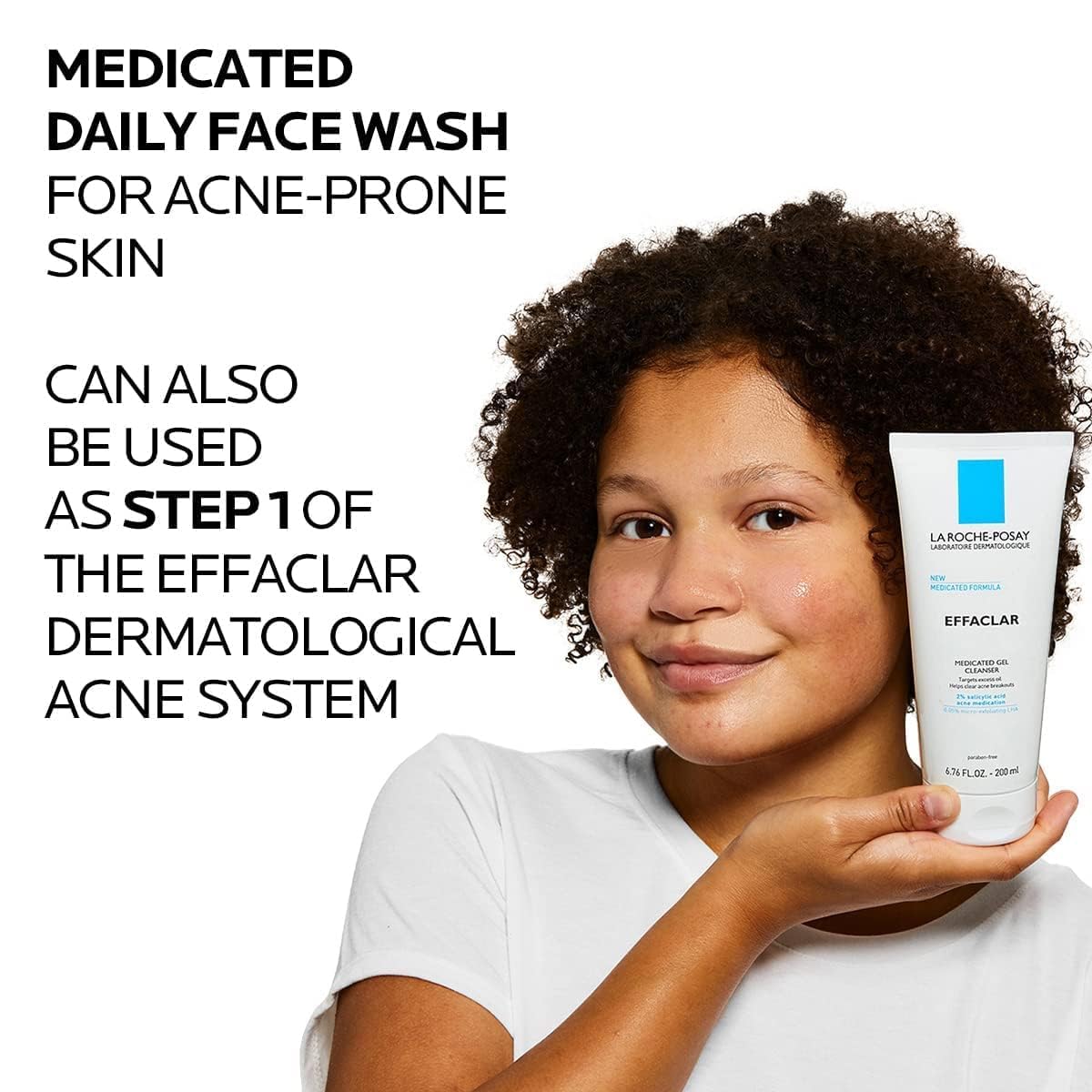 La Roche-Posay Effaclar Gel Cleanser – Oil-Free Face Wash with 2% Salicylic Acid