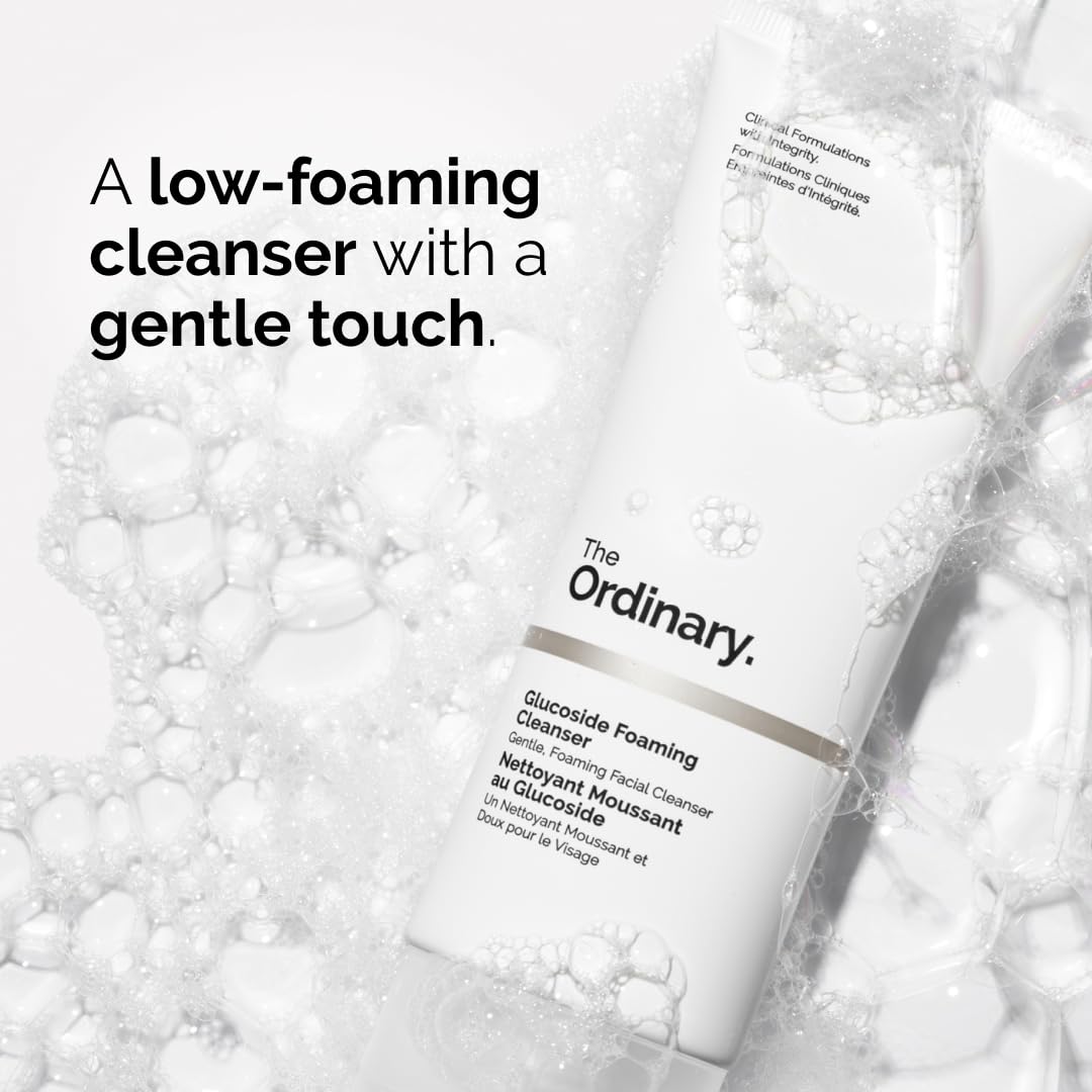 The Ordinary Glucoside Foaming Cleanser – 5.1oz Gentle Daily Face Wash