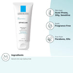 La Roche-Posay Effaclar Gel Cleanser – Oil-Free Face Wash with 2% Salicylic Acid