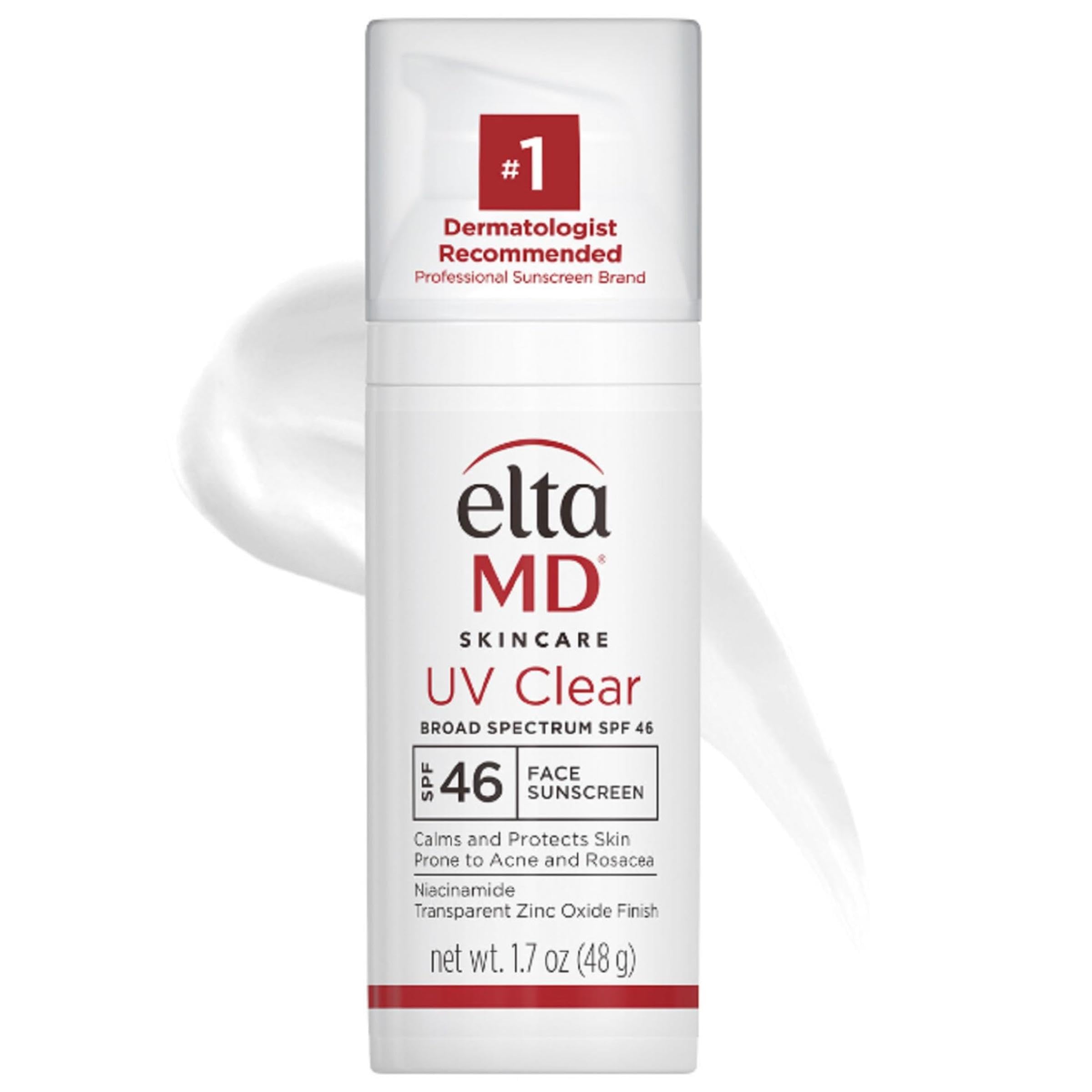 UV Clear Facial Sunscreen SPF 46 – Oil-Free Mineral-Based Formula (1.7oz)