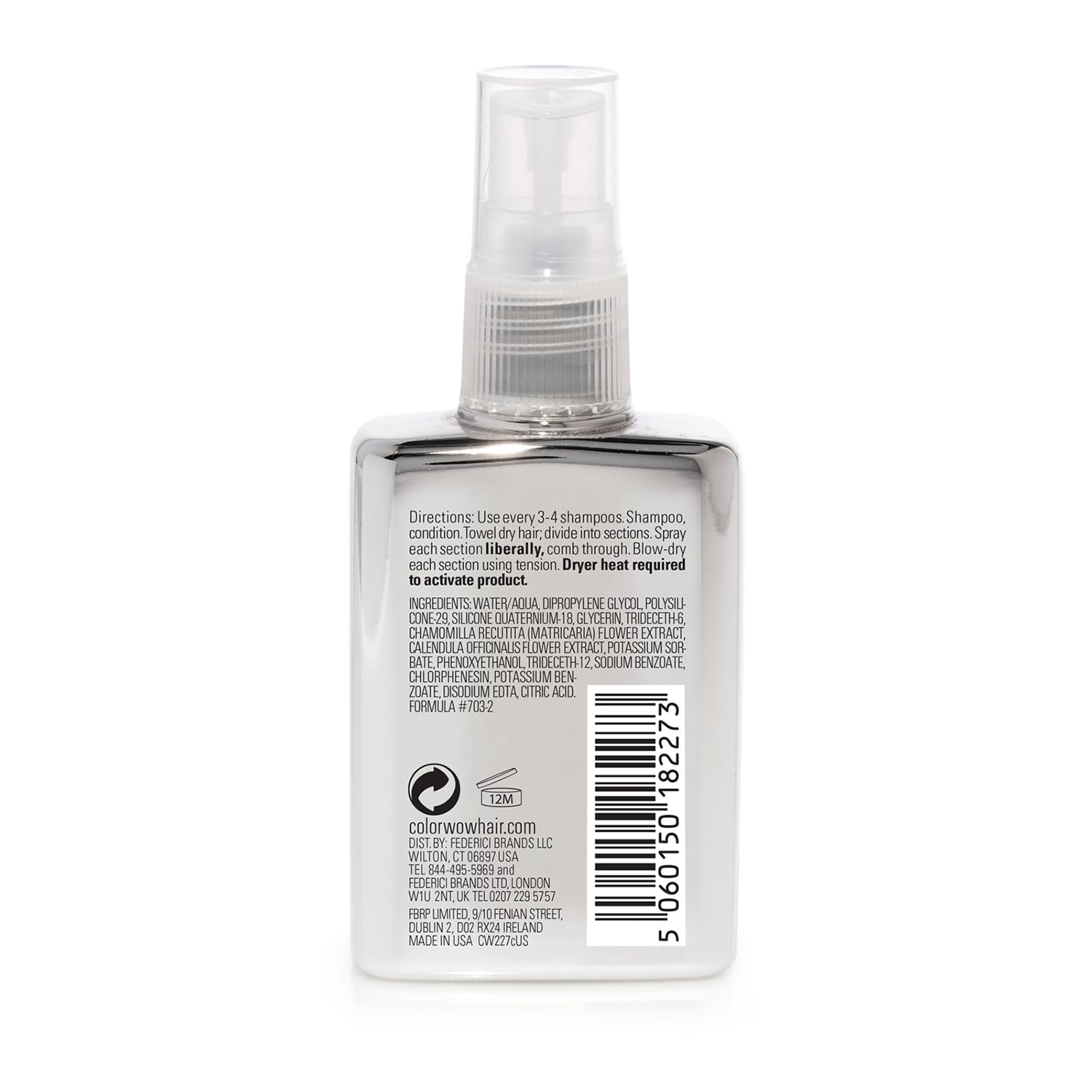 COLOR WOW Dream Coat Spray – Lightweight Anti-Humidity Hair Mist for Smooth Finish