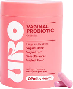 O Positiv URO Vaginal Probiotics – 60 Ct – pH Balance, Odor Support