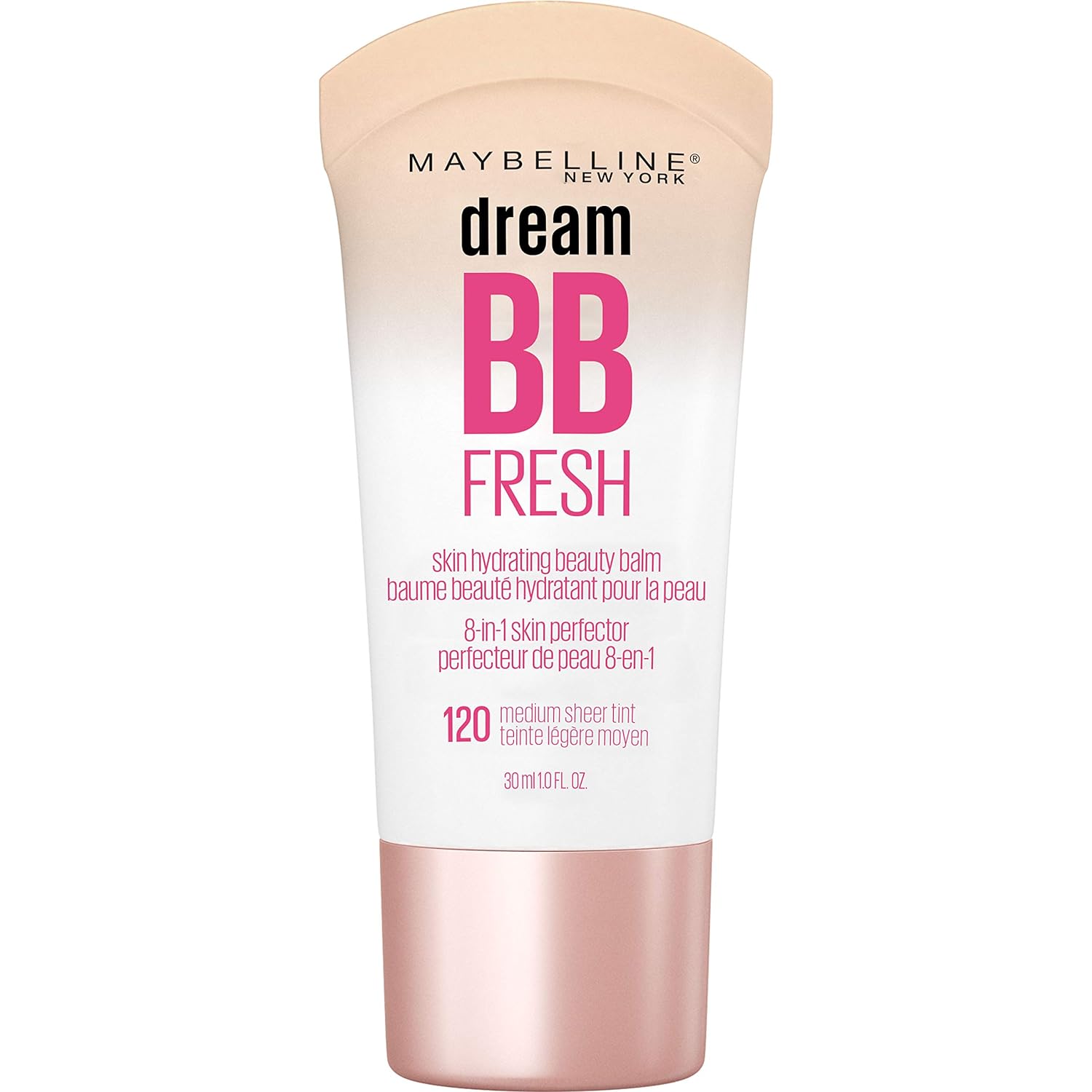 Maybelline Dream Fresh BB Cream – SPF 30, Medium – 1oz, Oil-Free Tint