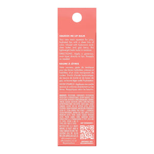 e.l.f. Squeeze Me Lip Balm – Strawberry – Tinted, Hydrating, Vegan