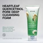 ANUA Heartleaf Cleansing Foam – 150ml – Pore Care & BHA Face Wash