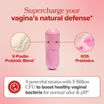 O Positiv URO Vaginal Probiotics – 60 Ct – pH Balance, Odor Support