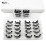 SHIDISHANGPIN 30 pairs eyelashes natural long 3d mink lashes wholesale false eyelashes makeup mink eyelashes eyelash extensions|False Eyelashes