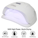 84/54/24W Pro UV Lamp LED Nail Lamp Nail Dryer For All Gels Polish Sun Light Infrared Sensing 10/30/60s Timer Smart For Manicure|Nail Dryers