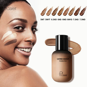Pudaier Face Foundation Makeup Liquid Foundation Cream Matte Foundation Base Face Concealer Cosmetic Dropshipping Makeup|Face Foundation