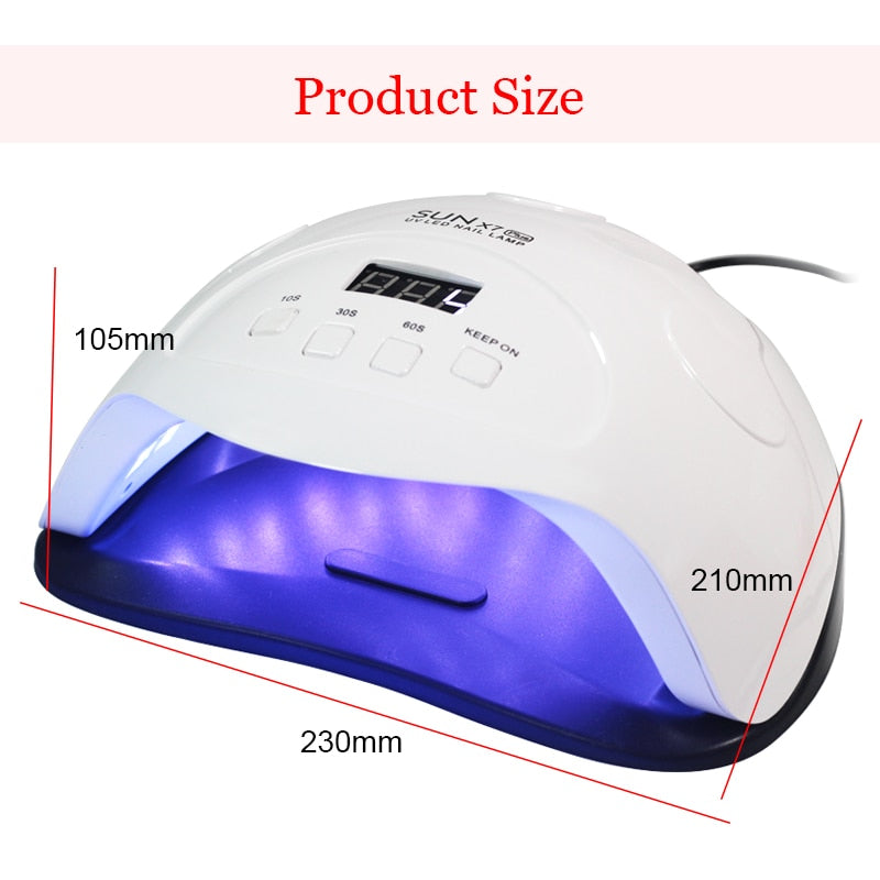 84/54/24W Pro UV Lamp LED Nail Lamp Nail Dryer For All Gels Polish Sun Light Infrared Sensing 10/30/60s Timer Smart For Manicure|Nail Dryers