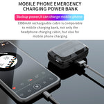 Wireless Earphones Bluetooth V5.0 TWS Wireless Bluetooth Headphones LED Display With 3300mAh Power Bank Headsets With Microphone|Bluetooth Earphones & Headphones
