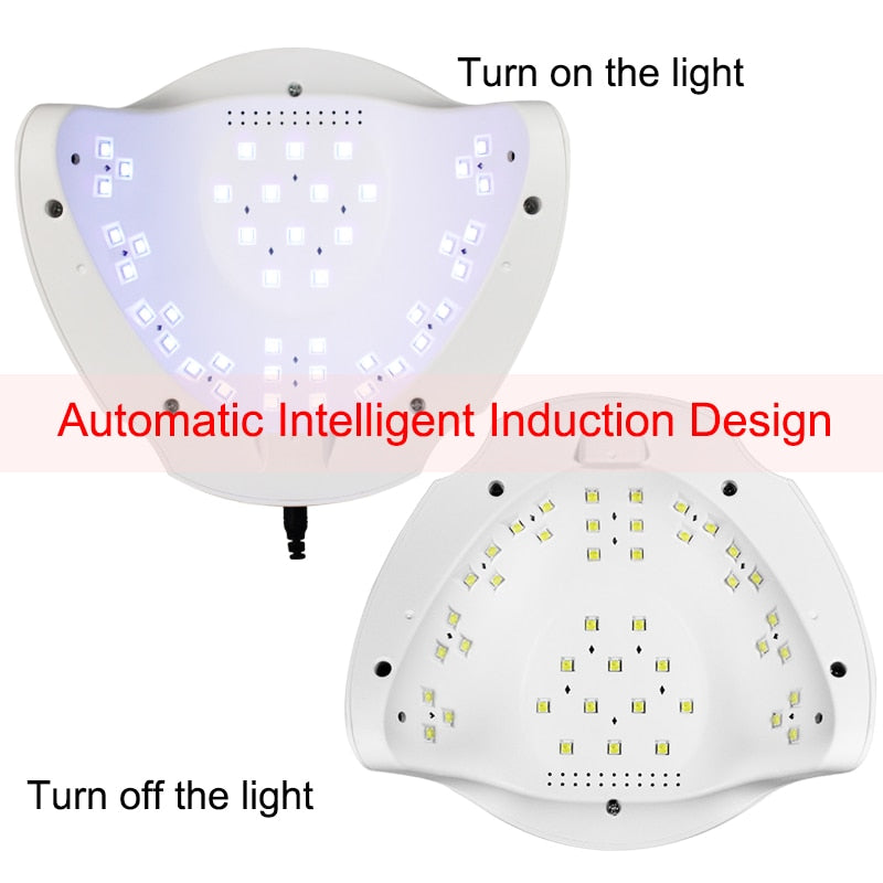 84/54/24W Pro UV Lamp LED Nail Lamp Nail Dryer For All Gels Polish Sun Light Infrared Sensing 10/30/60s Timer Smart For Manicure|Nail Dryers