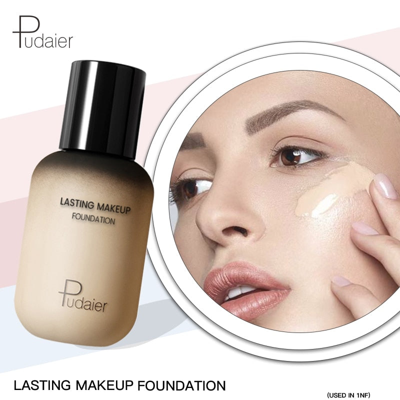 Pudaier Face Foundation Makeup Liquid Foundation Cream Matte Foundation Base Face Concealer Cosmetic Dropshipping Makeup|Face Foundation