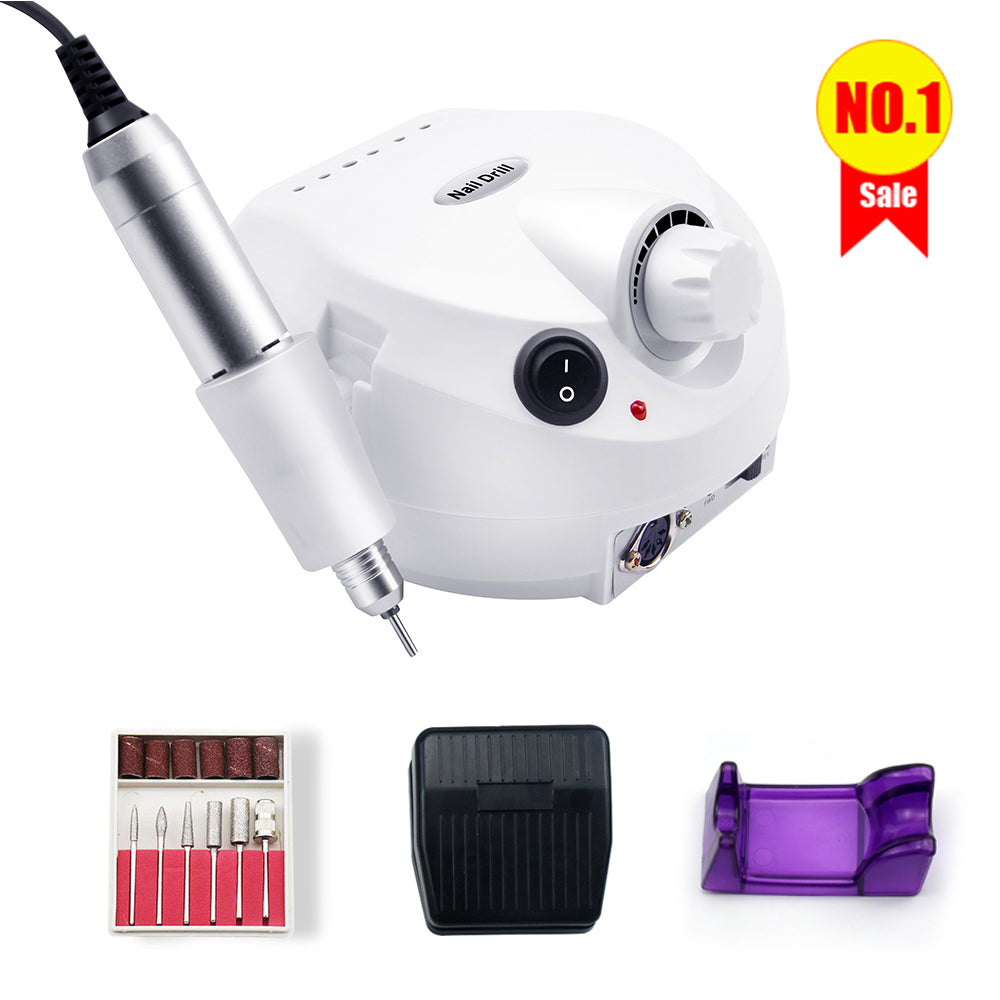 35000/20000 RPM Electric Nail Drill Machine Mill Cutter Sets For Manicure Nail Tips Manicure Electric Nail Pedicure File|Electric Manicure Drills