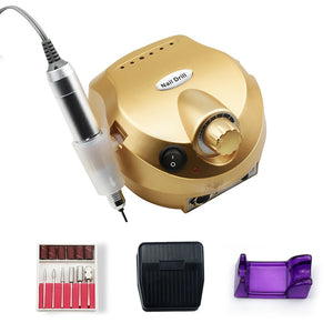 35000/20000 RPM Electric Nail Drill Machine Mill Cutter Sets For Manicure Nail Tips Manicure Electric Nail Pedicure File|Electric Manicure Drills