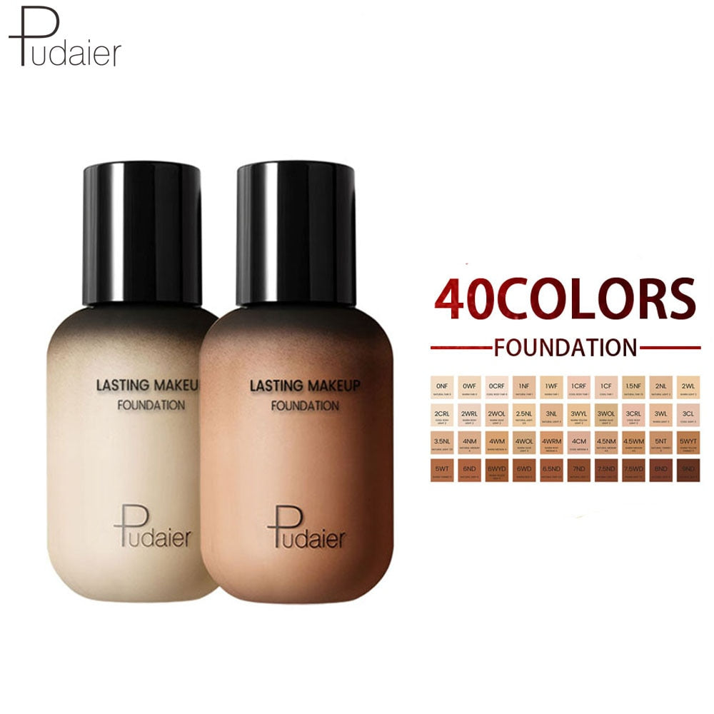 Pudaier Face Foundation Makeup Liquid Foundation Cream Matte Foundation Base Face Concealer Cosmetic Dropshipping Makeup|Face Foundation
