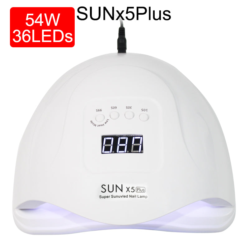 84/54/24W Pro UV Lamp LED Nail Lamp Nail Dryer For All Gels Polish Sun Light Infrared Sensing 10/30/60s Timer Smart For Manicure|Nail Dryers