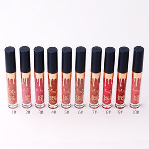 BEAUTY GLAZED 6 Colors Matte Lipstick Set Waterproof Long Lasting Lip Gloss Nude Velvet Pigment Batom Women Fashion Lip Makeup|Lipstick