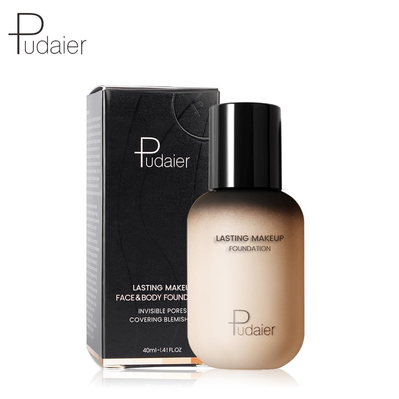 Pudaier Face Foundation Makeup Liquid Foundation Cream Matte Foundation Base Face Concealer Cosmetic Dropshipping Makeup|Face Foundation