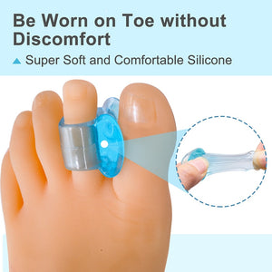Soft Silicone Spacer – Pack of 2 Flexible Foot Cushions