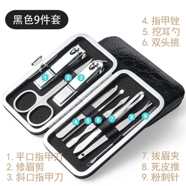 Manicure Nail Clipper Set