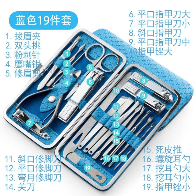 Manicure Nail Clipper Set