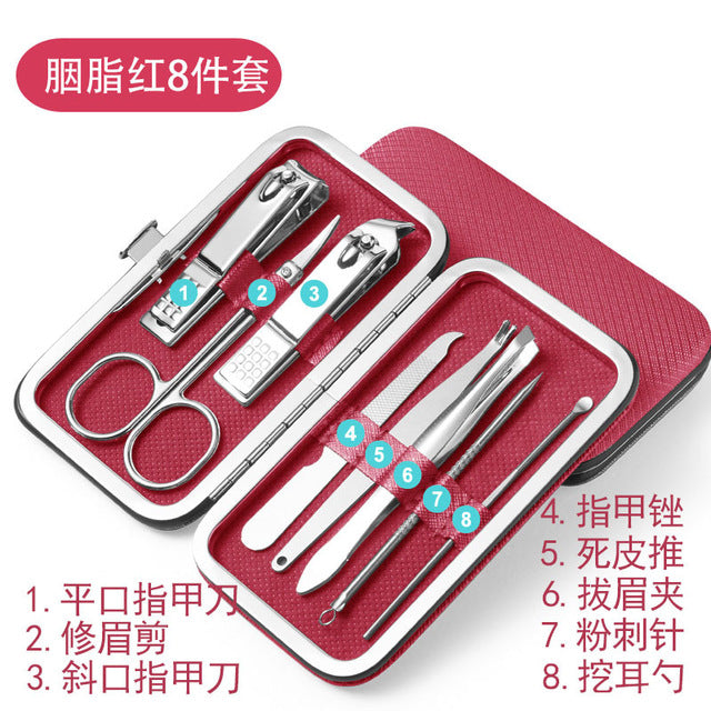 Manicure Nail Clipper Set