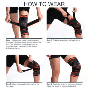 Sports Pressurized Elastic Knee Pads