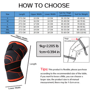 Sports Pressurized Elastic Knee Pads
