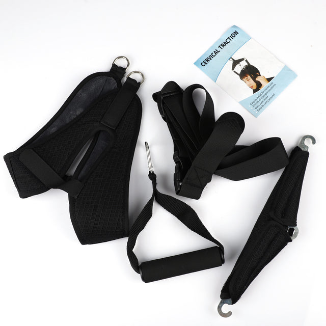 Adjustable Cervical Neck Traction Belt – Hanging Neck Support Device