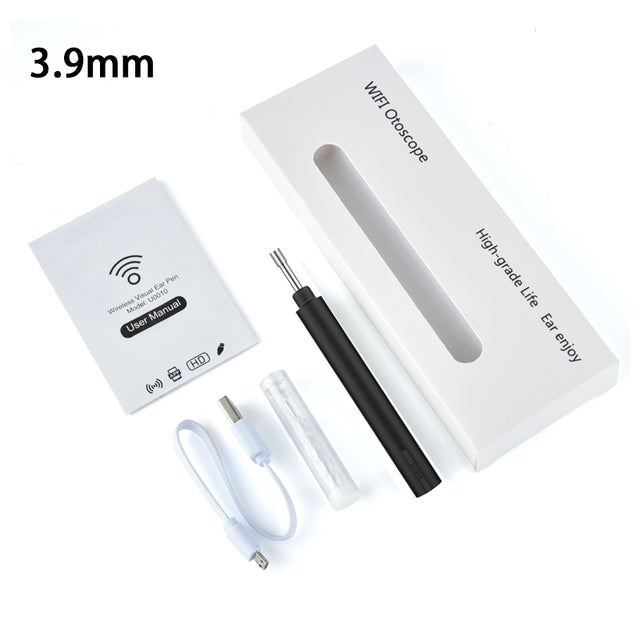 3.9mm 5.5mm WiFi Ear Cleaning Endoscope Camera