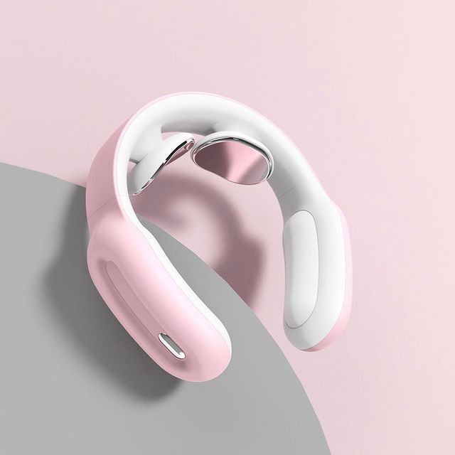 Rechargeable Electric Neck Massager – USB Heating & Vibration Relaxation Device