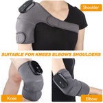 Heated Shoulder Massager with LED Display – 3-Level Vibration and Adjustable Strap
