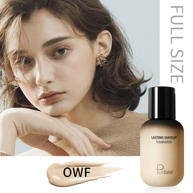 Pudaier Face Foundation Makeup Liquid Foundation Cream Matte Foundation Base Face Concealer Cosmetic Dropshipping Makeup|Face Foundation
