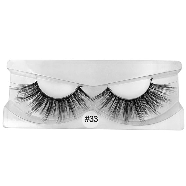 SHIDISHANGPIN 30 pairs eyelashes natural long 3d mink lashes wholesale false eyelashes makeup mink eyelashes eyelash extensions|False Eyelashes