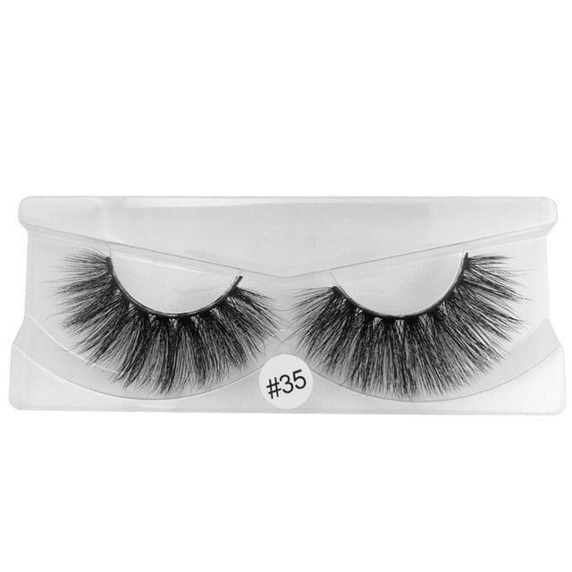 SHIDISHANGPIN 30 pairs eyelashes natural long 3d mink lashes wholesale false eyelashes makeup mink eyelashes eyelash extensions|False Eyelashes