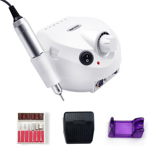 35000/20000 RPM Electric Nail Drill Machine Mill Cutter Sets For Manicure Nail Tips Manicure Electric Nail Pedicure File|Electric Manicure Drills