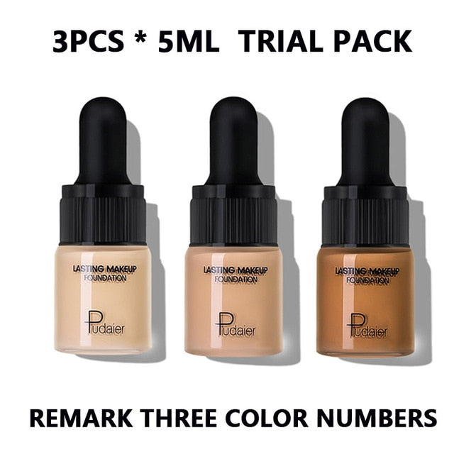 Pudaier Face Foundation Makeup Liquid Foundation Cream Matte Foundation Base Face Concealer Cosmetic Dropshipping Makeup|Face Foundation