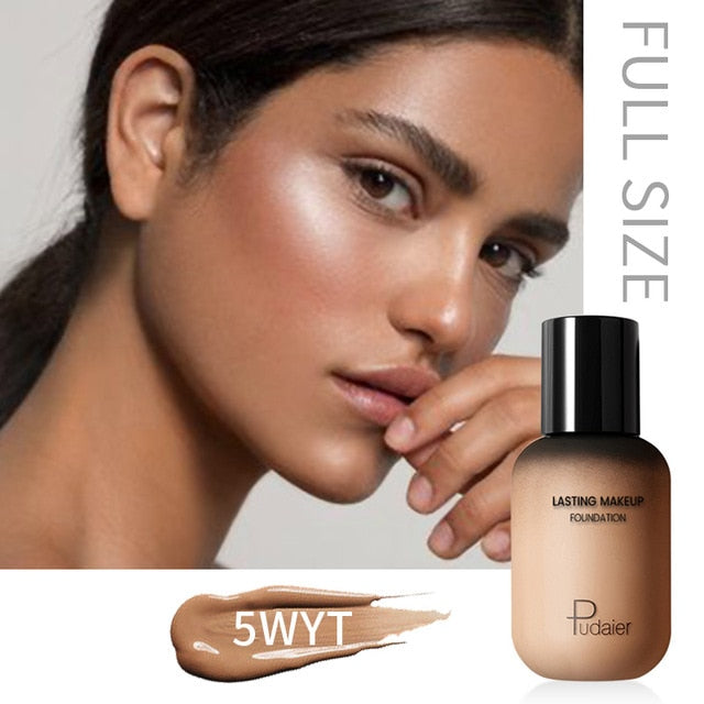 Pudaier Face Foundation Makeup Liquid Foundation Cream Matte Foundation Base Face Concealer Cosmetic Dropshipping Makeup|Face Foundation