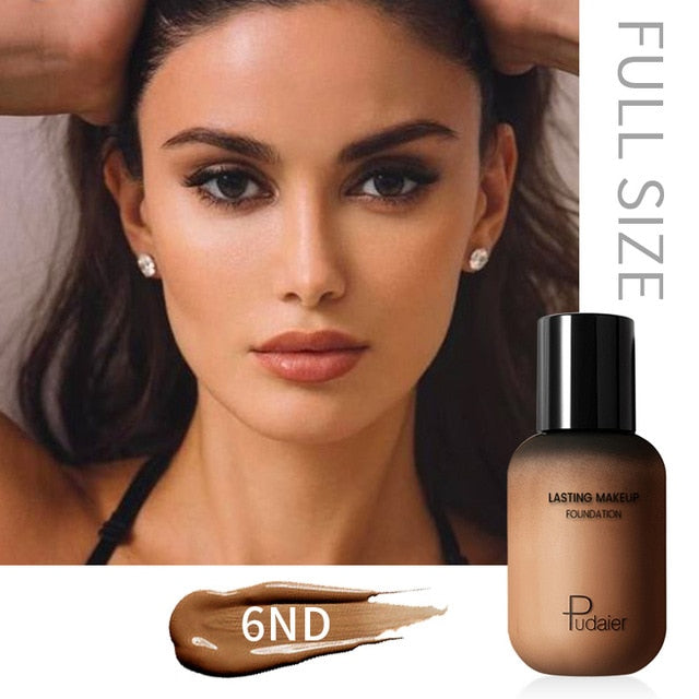 Pudaier Face Foundation Makeup Liquid Foundation Cream Matte Foundation Base Face Concealer Cosmetic Dropshipping Makeup|Face Foundation
