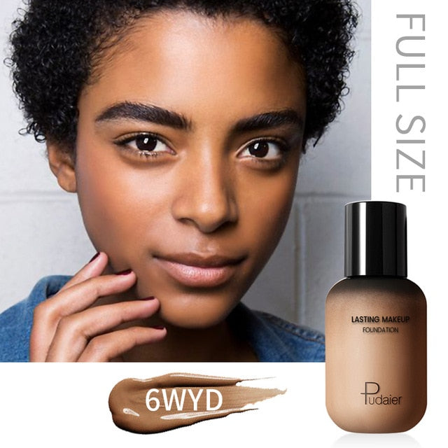 Pudaier Face Foundation Makeup Liquid Foundation Cream Matte Foundation Base Face Concealer Cosmetic Dropshipping Makeup|Face Foundation
