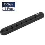 Silicone Cable Organizer and USB Wire Holder – Desktop Management Clip