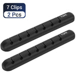 Silicone Cable Organizer and USB Wire Holder – Desktop Management Clip