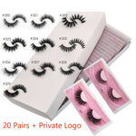 Lashes Wholesale Mink Eyelashes In Bulk Mink Lashes Natural False Eyelashes Extensions False Lashes cilios maquiagem 20/30/50pcs|False Eyelashes