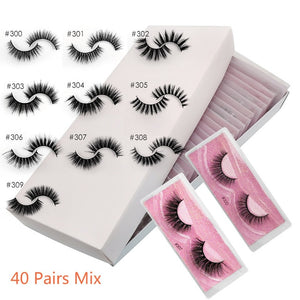 Lashes Wholesale Mink Eyelashes In Bulk Mink Lashes Natural False Eyelashes Extensions False Lashes cilios maquiagem 20/30/50pcs|False Eyelashes
